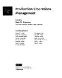 Cases in production/operations management