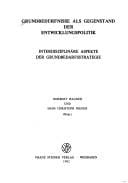 Grundbedürfnisse als Gegenstand der Entwicklungspolitik