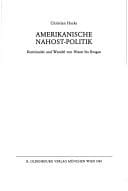 Amerikanische Nahost-Politik