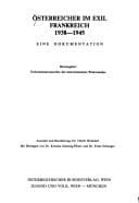 Österreicher im Exil: Frankreich, 1938-1945 : eine Dokumentation (German Edition)