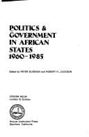 Politics & government in African states, 1960-1985