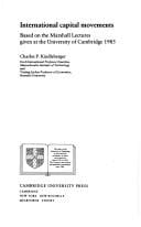 International capital movements