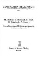 Grundfragen der Religionsgeographie