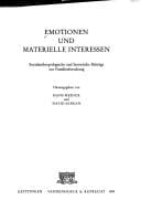 Emotionen und materielle Interessen