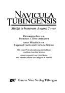 Navicula Tubingensis: Studia in honorem Antonii Tovar (Tübinger Beiträge zur Linguistik) (German Edition)