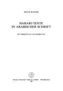 Harari-Texte in arabischer Schrift
