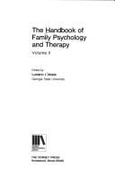 The handbook of family psychology and therapy