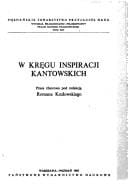 W kręgu inspiracji kantowskich