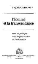 L' homme et la transcendance selon Paul Ricoeur