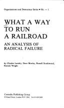 What a way to run a railroad