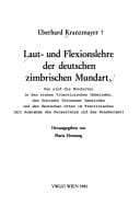 Laut- und Flexionslehre der deutschen zimbrischen Mundart