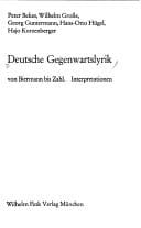 Deutsche Gegenwartslyrik
