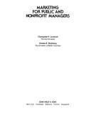 Marketing for public and nonprofit managers