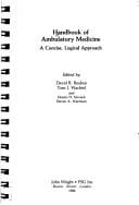 Handbook of ambulatory medicine