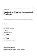 Handbook of work and organizational psychology