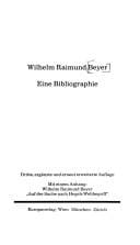Wilhelm Raimund Beyer, eine Bibliographie (German Edition)