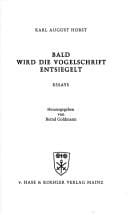 Bald wird die Vogelschrift entsiegelt