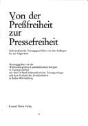 Von der Pressfreiheit zur Pressefreiheit