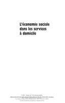Economie sociale dans services domicile
