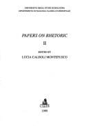 Papers on rhetoric