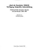 Nach der Revolution 1848/49