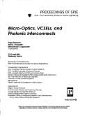 Micro-optics, VCSELs, and photonic interconnects