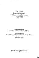 Die Juden in den geheimen NS-Stimmungsberichten 1933-1945