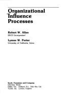 Organizational influence processes