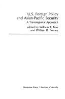 U.S. foreign policy and Asian-Pacific security