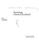 Sammlung Charles F. Leuthardt