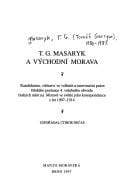 T.G. Masaryk a východní Morava