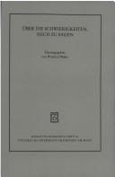 Über die Schwierigkeiten, (s)ich zu sagen