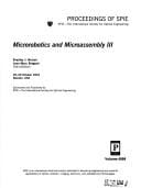 Microrobotics and microassembly III