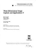Three-dimensional image capture and applications V