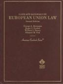 Cases and materials on European Union law