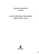 Constitucionalismo y orden liberal