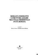 Modalità insediative e strutture agrarie nell'Italia meridionale in età romana