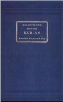 Selections from the Kur-án