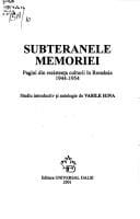 Subteranele memoriei