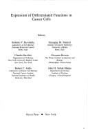 Expression of differentiated functions in cancer cells