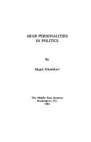 Arab personalities in politics