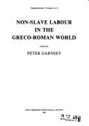 Non-slave labour in the Greco-Roman world