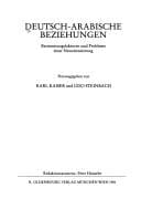 Deutsch-arabische Beziehungen