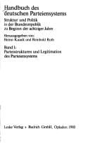 Handbuch des deutschen Parteiensystems