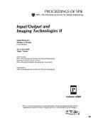 Input/output and imaging technologies II
