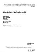 Ophthalmic technologies XI