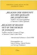 Religion der Vernunft aus den Quellen des Judentums