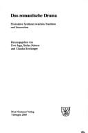 Das romantische Drama (Untersuchungen Zur Deutschen Literaturgeschichte) (German Edition)