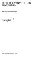 De theorie van vertellen en verhalen