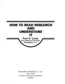 How to read research and understand it